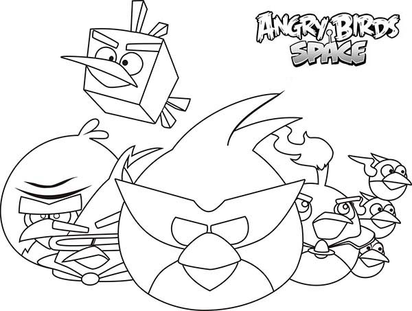 600x453 How To Draw Angry Birds Space Characters Coloring Pages Batch