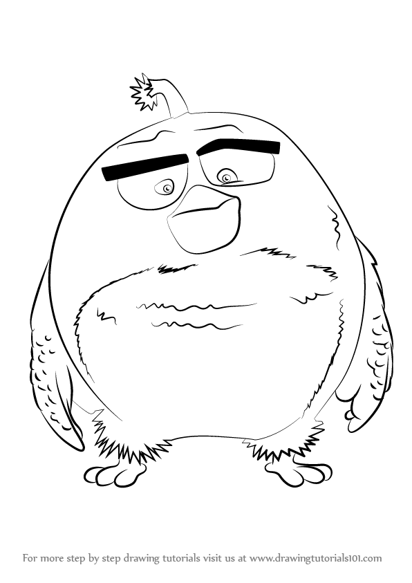 596x843 Learn How To Draw Bomb From The Angry Birds Movie (The Angry Birds