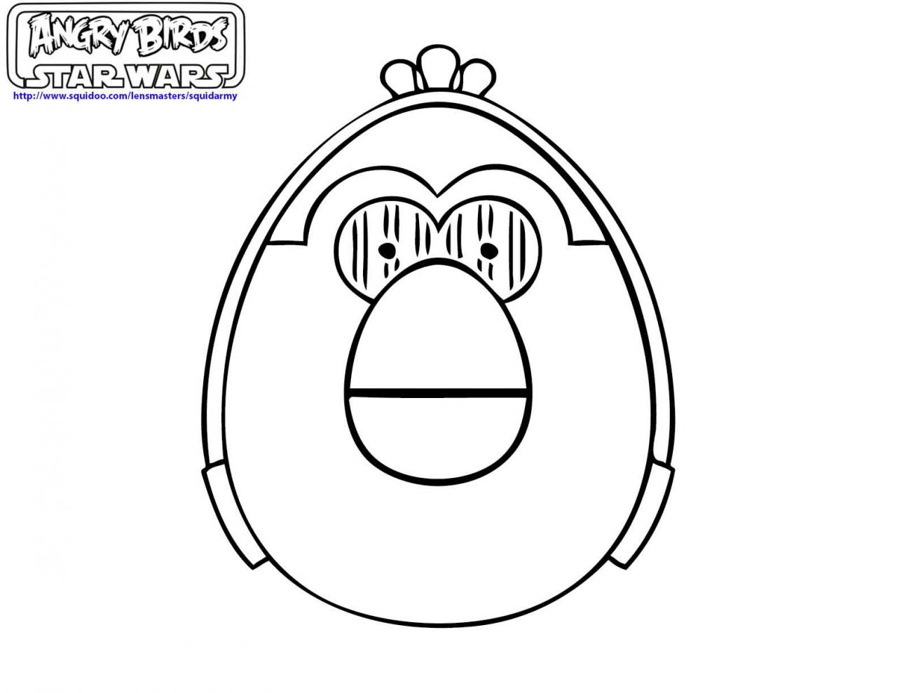 1280x989 Angry Birds Star Wars Coloring Pages Coloring Page For Kids Kids