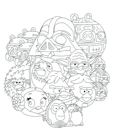 408x480 Angry Birds Star Wars Coloring Book Angry Birds Star Wars Coloring