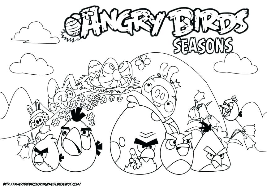 863x610 Angry Birds Coloring Pages Pdf Coloring Pages Full Size Of Birds