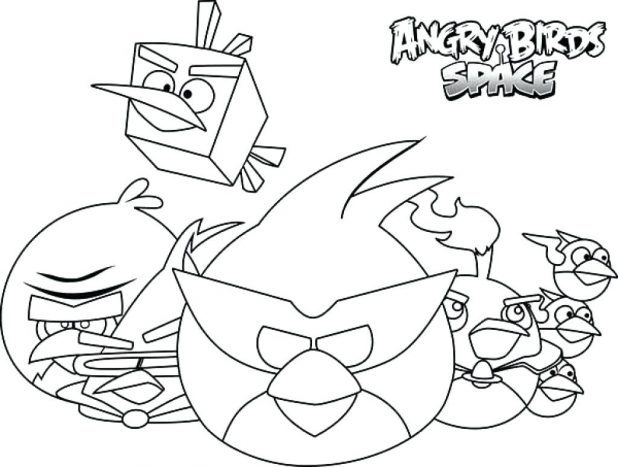 618x467 Angry Birds Star Wars Rebels Coloring Pages