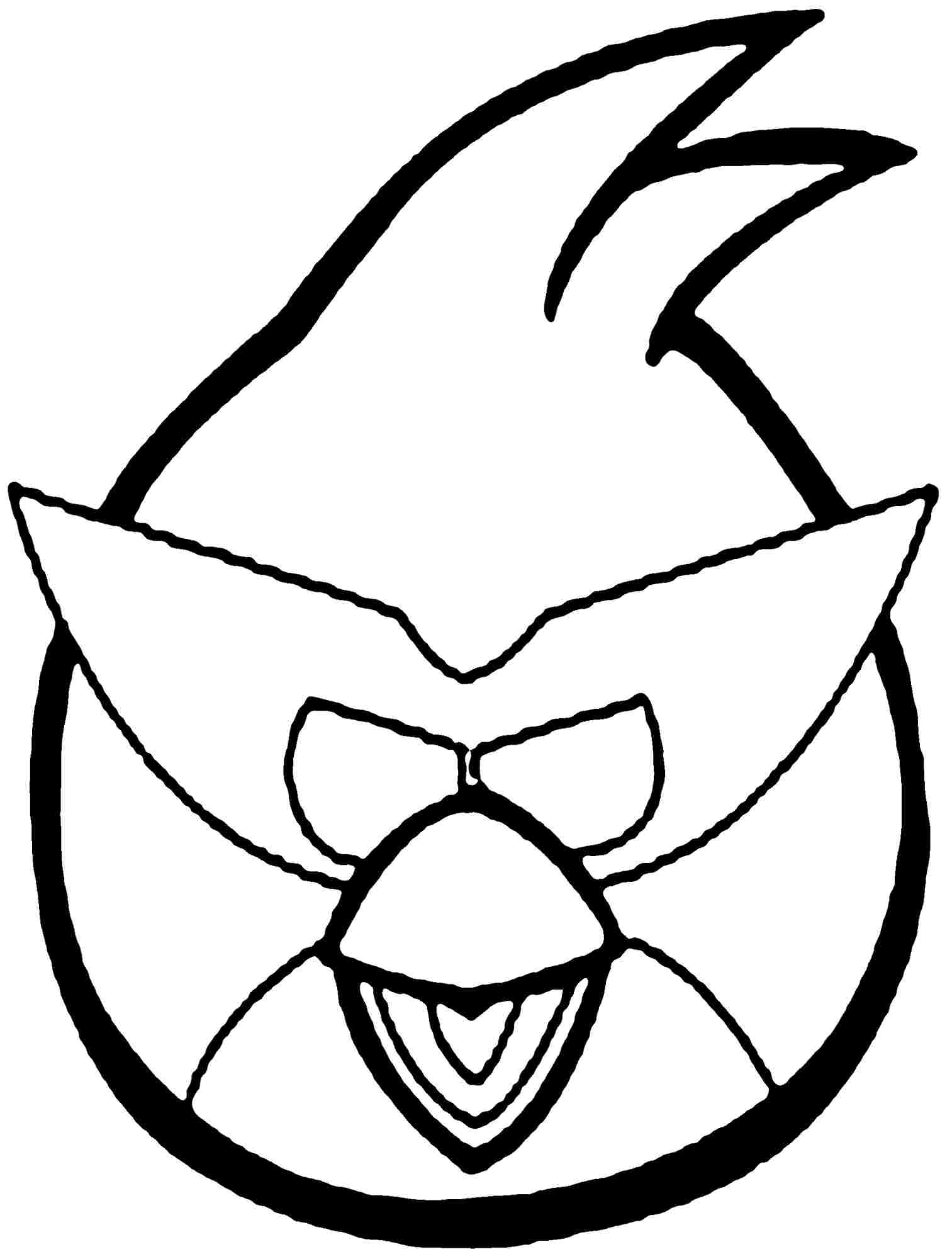 1513x2000 Angry Birds Coloring Pages