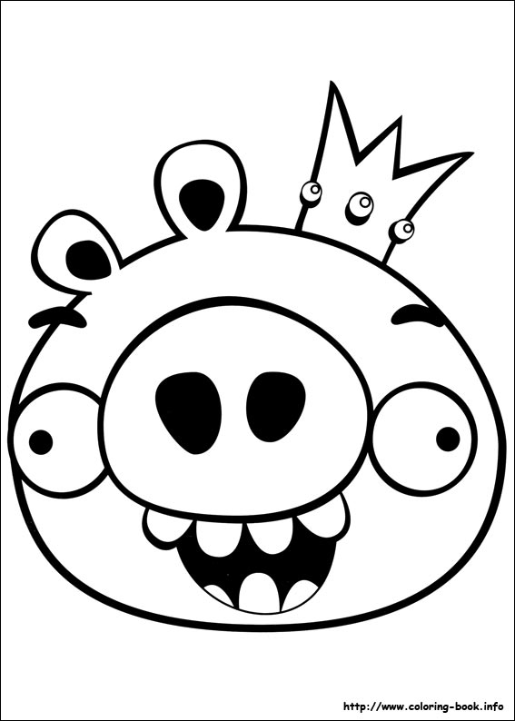 567x794 Angry Birds Coloring Page