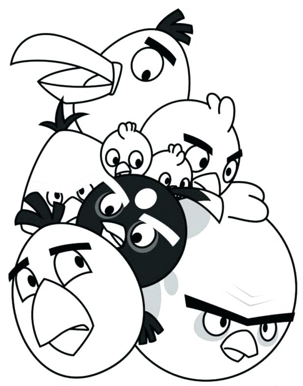 618x787 Angry Birds Coloring Pages Pdf Coloring Pages Full Size Of Birds