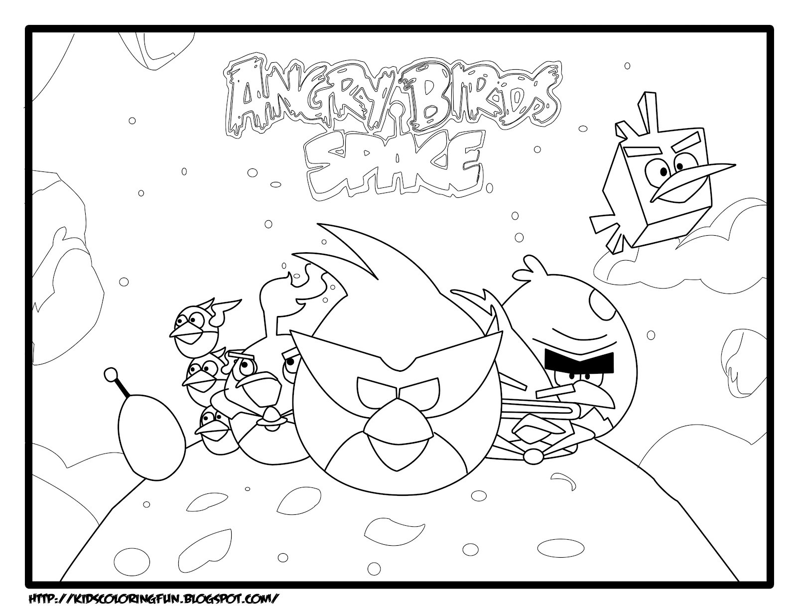 Angry Birds Space Drawing at GetDrawings | Free download