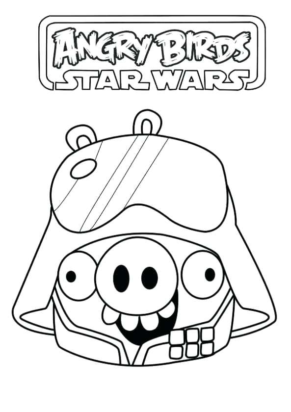 593x840 Star Wars Angry Birds Coloring Pages Star Wars Angry Birds