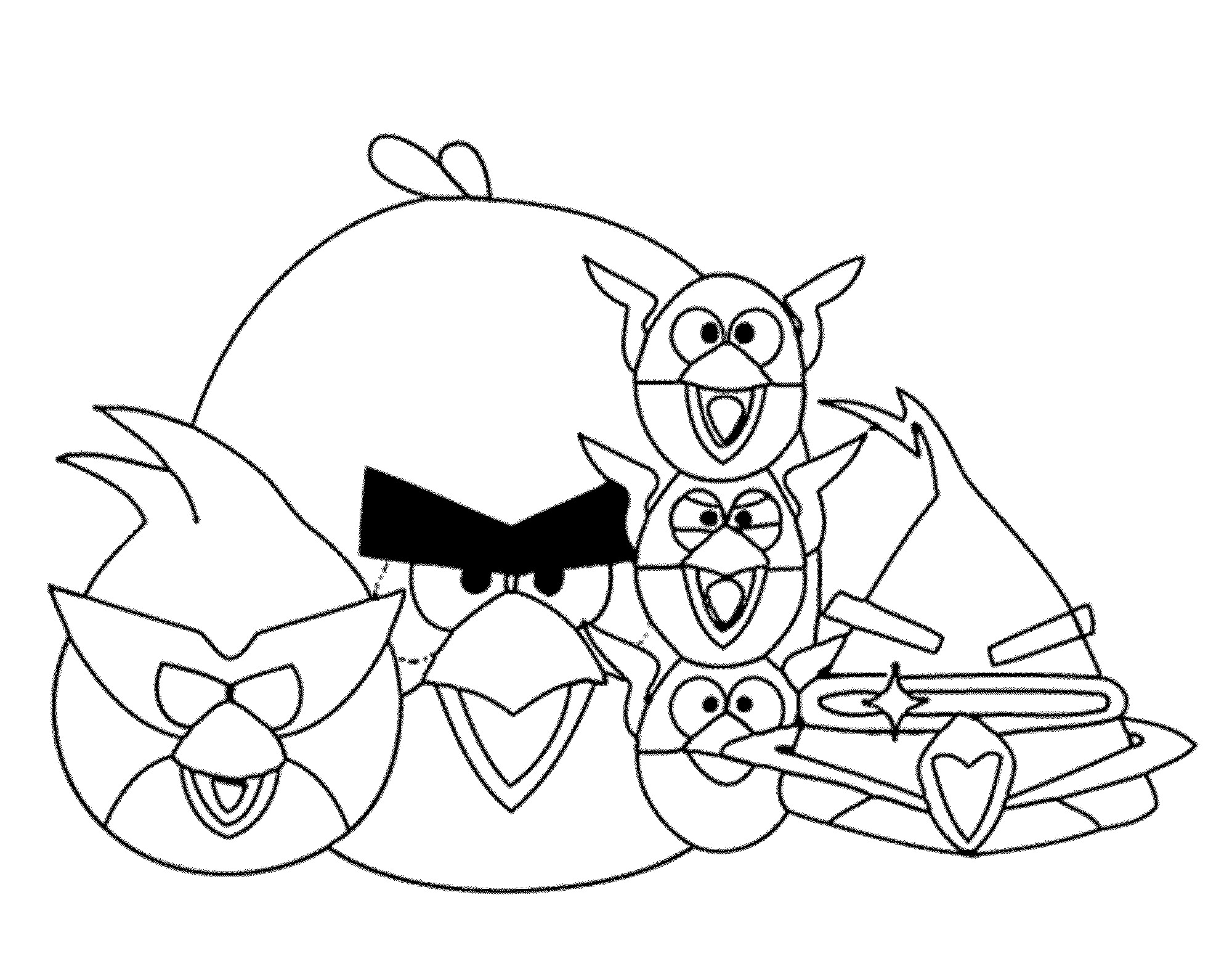 2000x1572 Free Printable Angry Birds Star Wars Coloring Pages Free Draw
