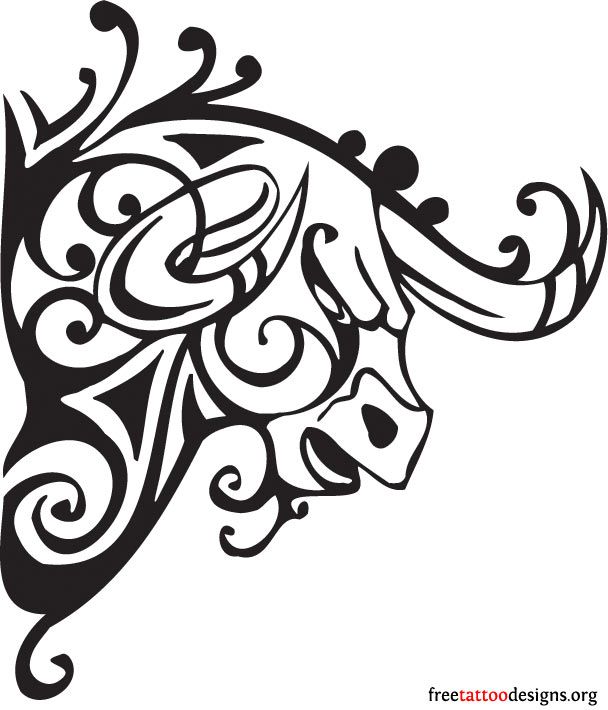 608x710 Drawn Bulls Raging Bull