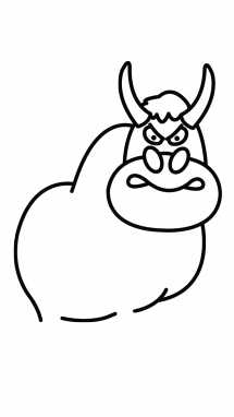 215x382 How To Draw An Angry Bull, Easy Step By Step Drawing Tutorial