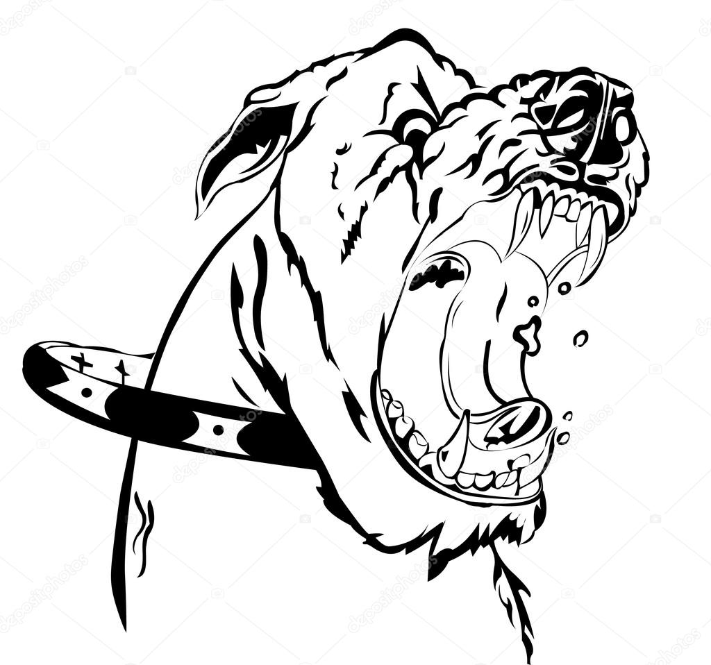 1024x958 Angry Dog Stock Vector Mistuk13