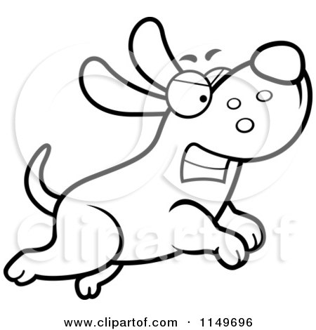 450x470 Cartoon Clipart Of A Black And White Angry Max Dog Character