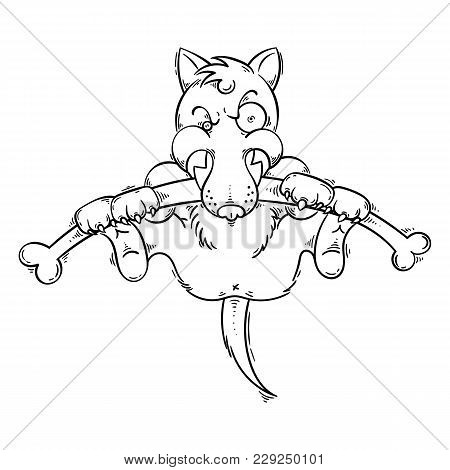 450x470 Angry Dog Cartoon Images, Illustrations, Vectors