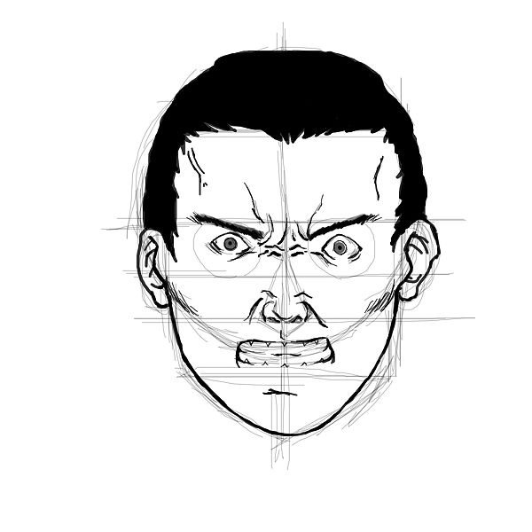 600x600 Pencil Sketches And Drawings How To Draw An Angry Face