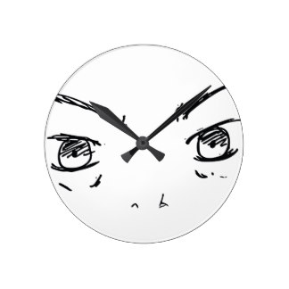 324x324 Eyes Drawing Wall Clocks
