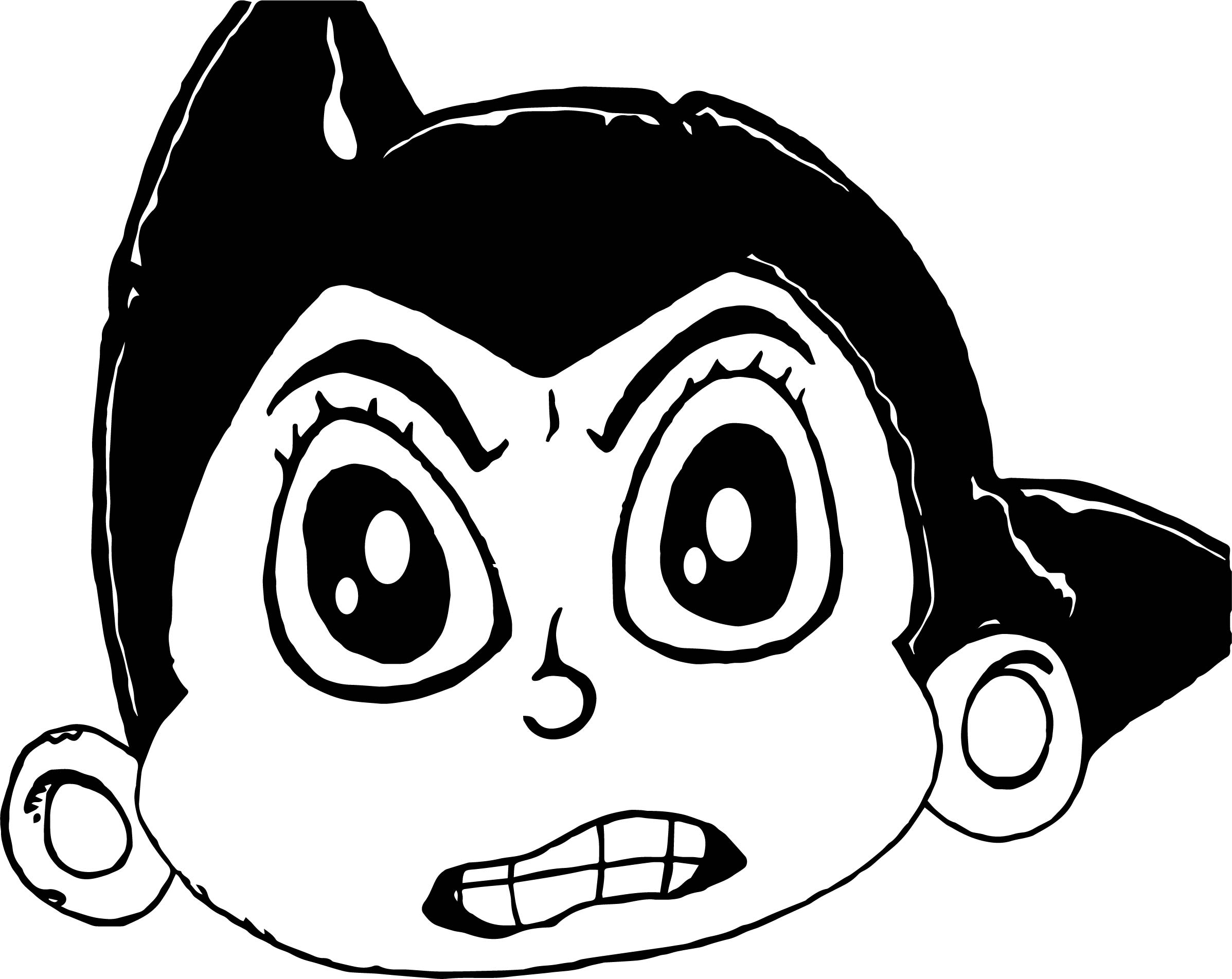 2395x1904 Astro Boy Angry Face Coloring Page Wecoloringpage