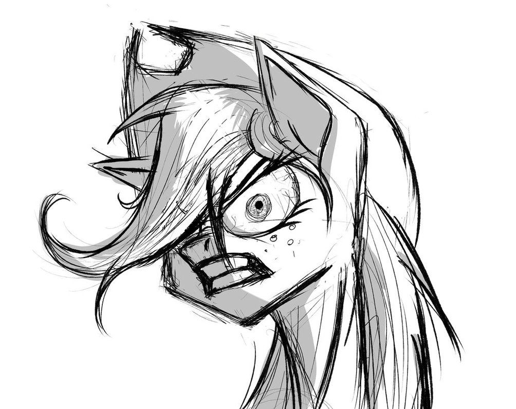 1004x796 Angry Apple Sketch By Akweer