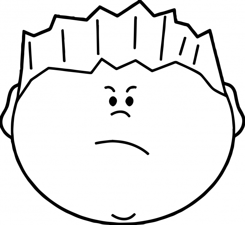 789x722 Angry Face Coloring Page Coloring Pages Ideas