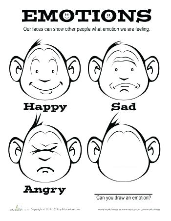 350x453 Emotion Coloring Pages Emotions Coloring Pages Drawing