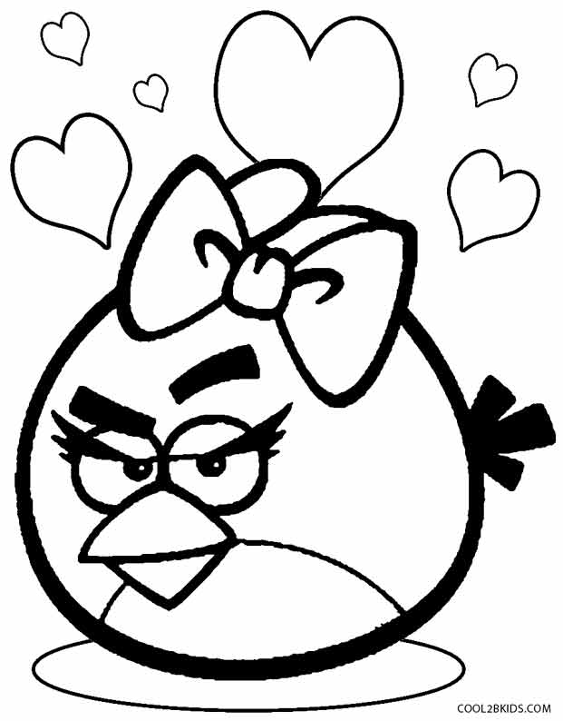 621x794 Angry Birds Coloring Page