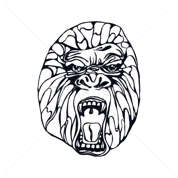 600x600 Angry Gorilla Stock Vectors, Illustrations And Cliparts Stockfresh