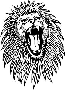219x300 Roaring Angry Lion Face Car Decal Sticker Ebay