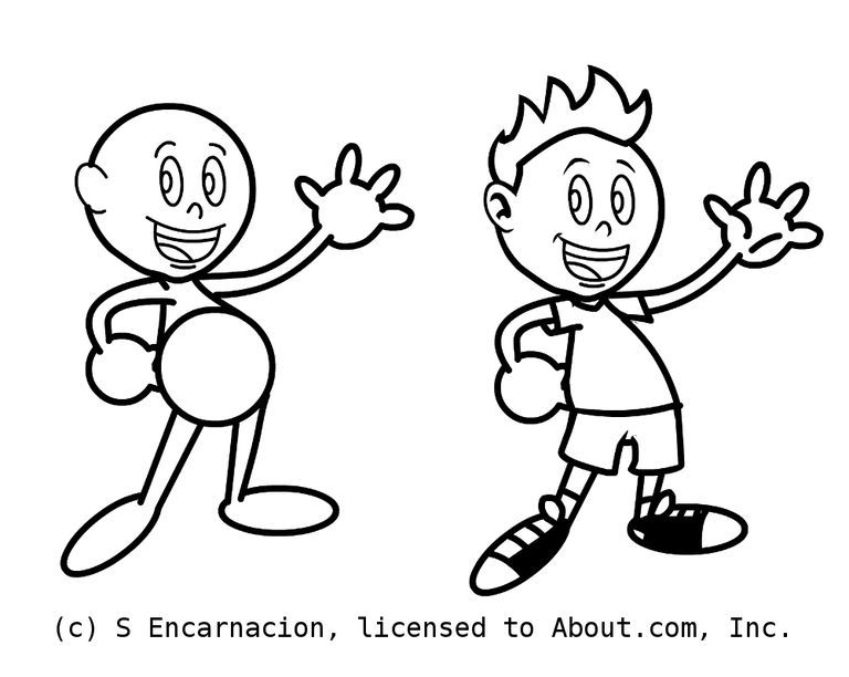 768x612 How To Draw A Cartoon Person Running Howsto.co