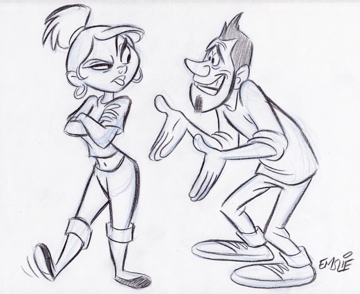 704x576 The Cartoon Cave Angry Girlfriend!