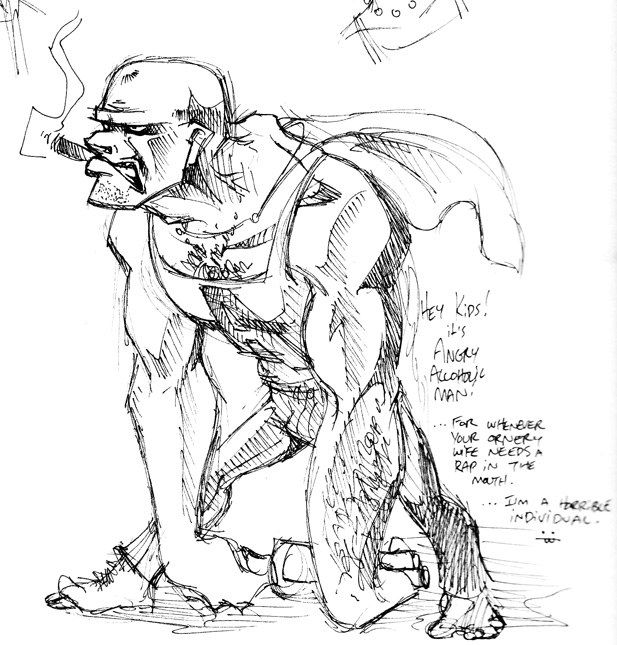 617x645 Angry Alcoholic Man By Jackboot