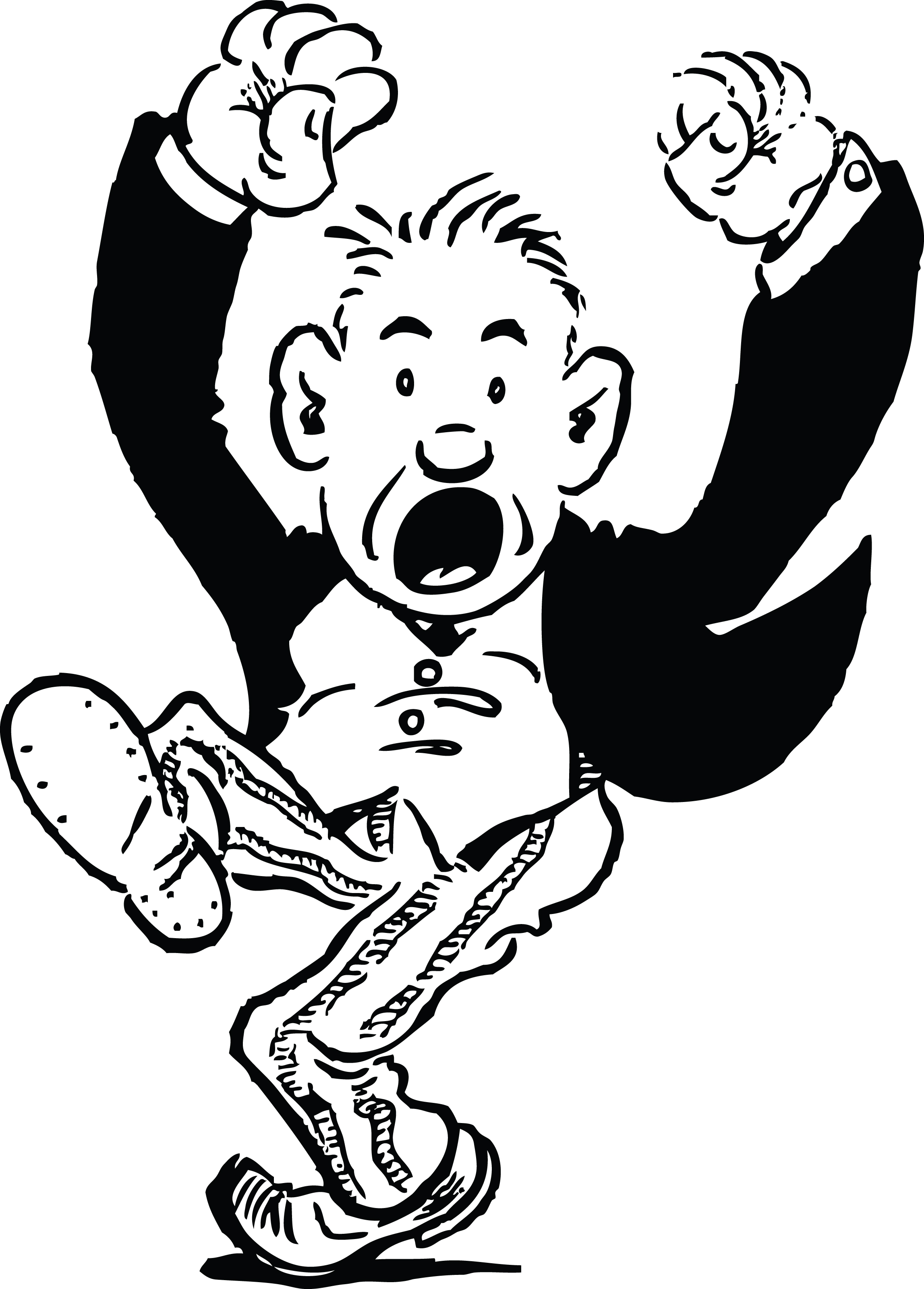 2294x3200 Angry Man Clipart