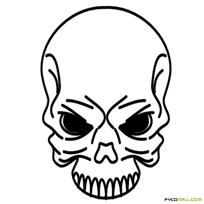 Angry Skull Drawing at GetDrawings | Free download
