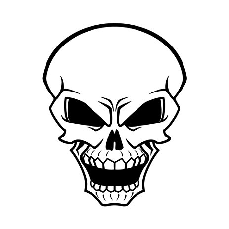 463x463 Angry Skull Face Yelling