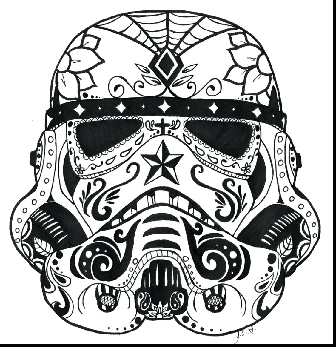 1126x1162 Coloring Stormtrooper Coloring Pages Surprising Star Wars Sugar