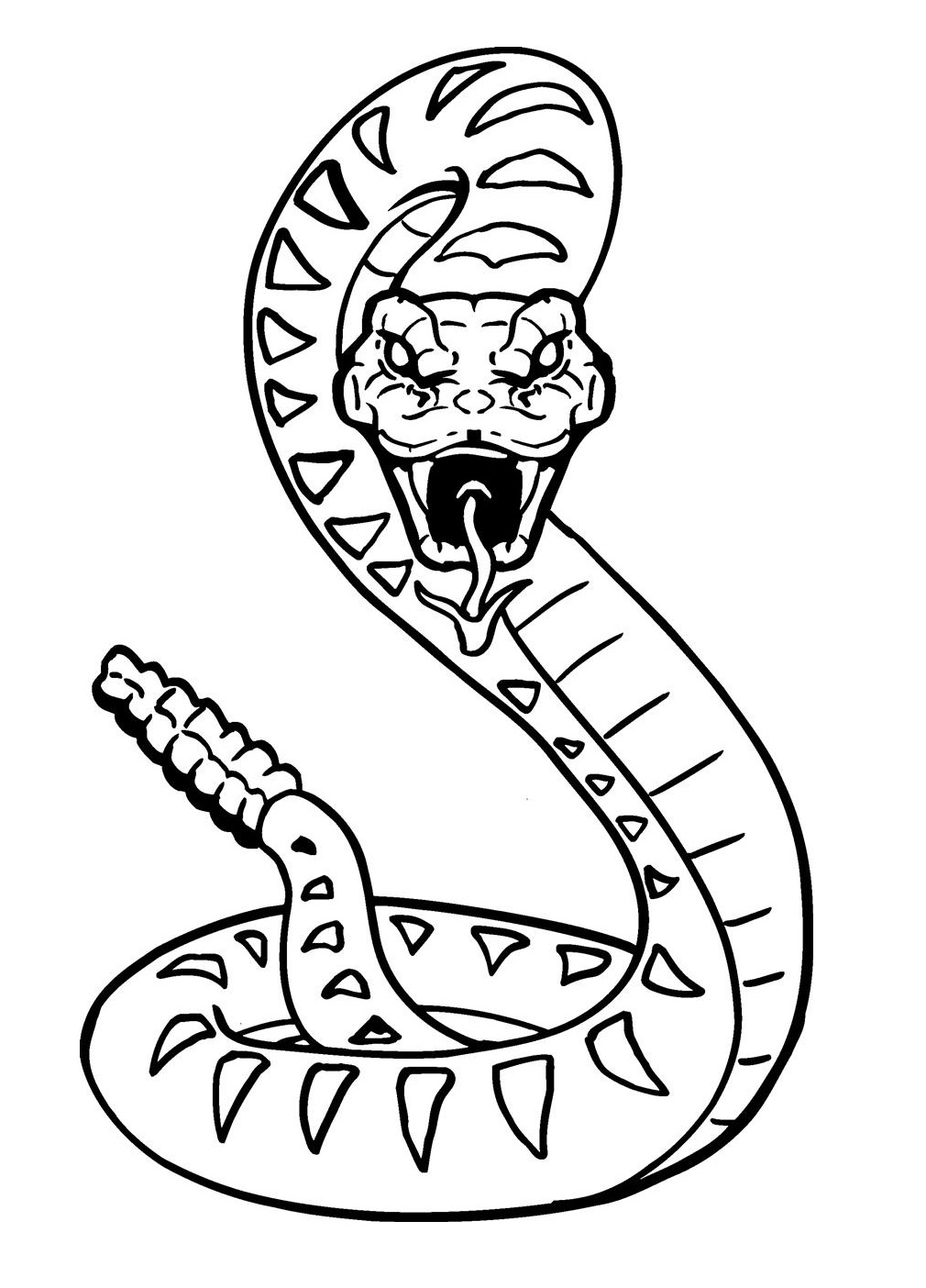 Angry Snake Drawing at GetDrawings | Free download