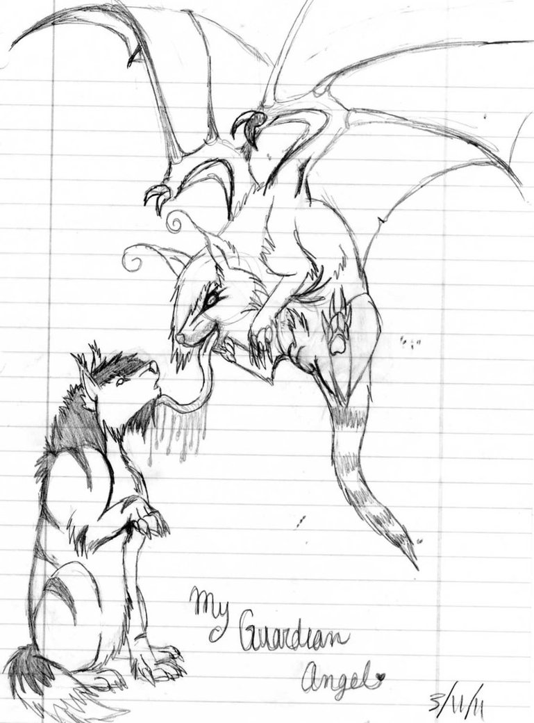 769x1040 My Guardian Angel By Angry Wolf For Life