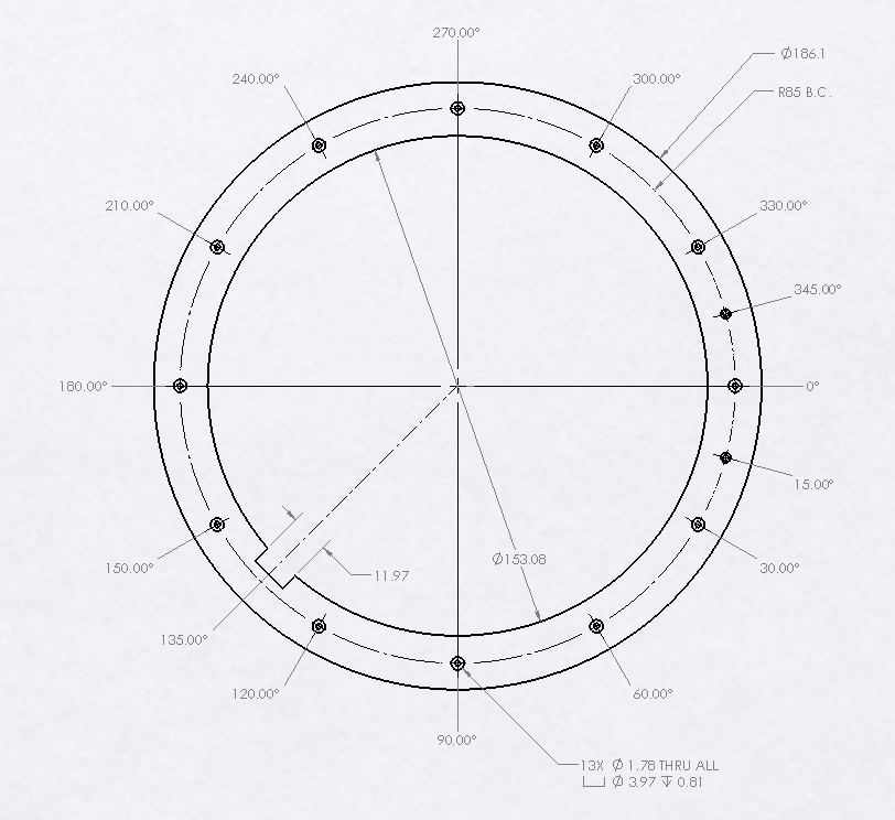 812x744 New In Solidworks 2014 Angular Running Dimensions ~ Solidworks Legion