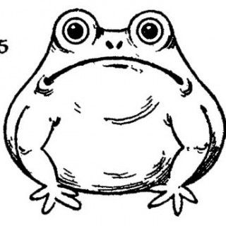 320x320 Vintage Kids Printable Draw Some Frogs Vint Pics