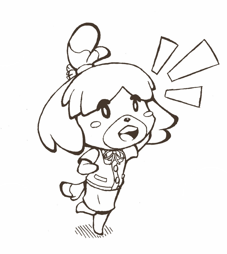 900x1008 Animal Crossing New Leaf Coloring Pages
