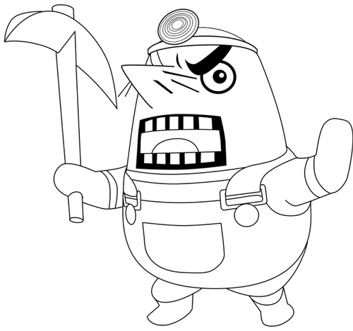 500x469 How To Draw Resetti From Animal Crossing With Easy Step By Step