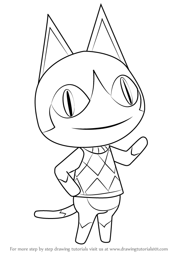 596x843 Learn How To Draw Rover From Animal Crossing (Animal Crossing