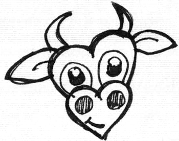 350x276 Drawing And Making Cute Animals Out Of Hearts For Valentine's Day