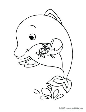 363x470 Dolphin Coloring Games Dolphin To Color In Coloring Page Animal