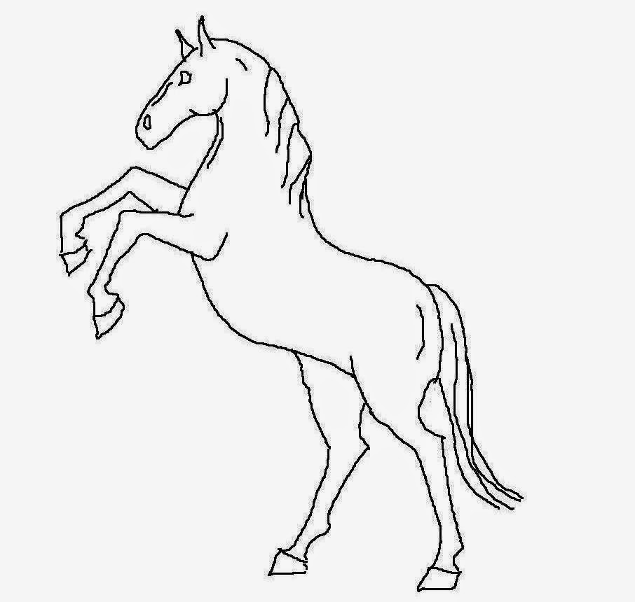 906x860 Horse For Kid Coloring Drawing Free Wallpaper Anggela Coloring