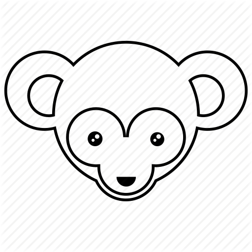 512x512 Animal, Baby Animal, Face, Monkey, Wild Animal, Zoo Icon Icon