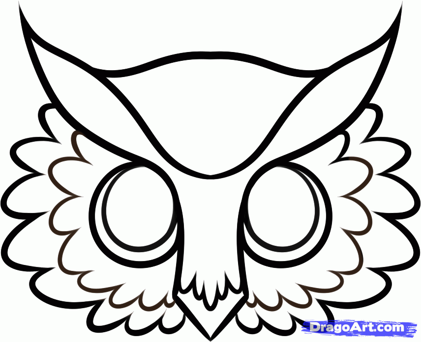 856x697 Owl Face Mask Colouring Pages For Cami Owl Mask