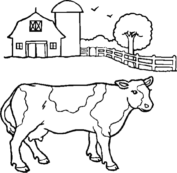 580x567 Coloring Page Animal Coloring Page Farm Animals