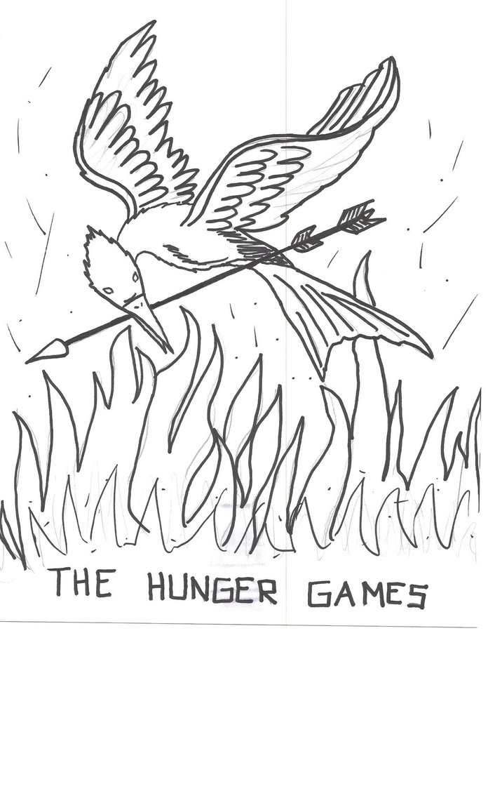 696x1147 The Hunger Games Drawing By Julietcapulet432