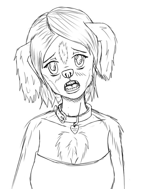 600x792 Girl Dog Tf By Doggirlkari