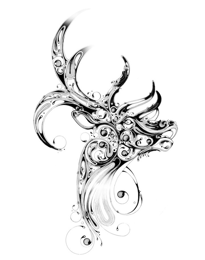 721x913 Amazing Drawing Of Swirls Made By The Scott