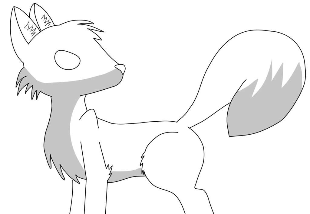 1024x709 Free Animal Jam Fox Base By Little Rolling Bean